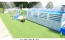 2 bassins et une plateforme de jeux aquatiques