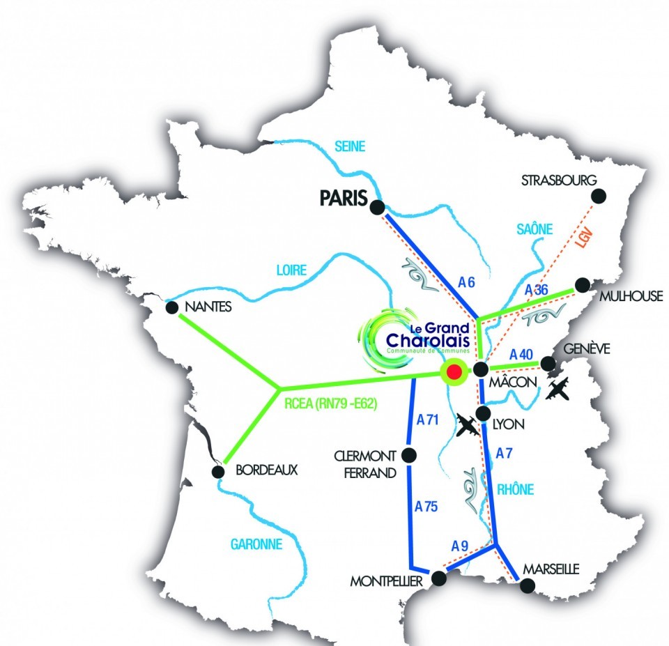 Carte france cclgc