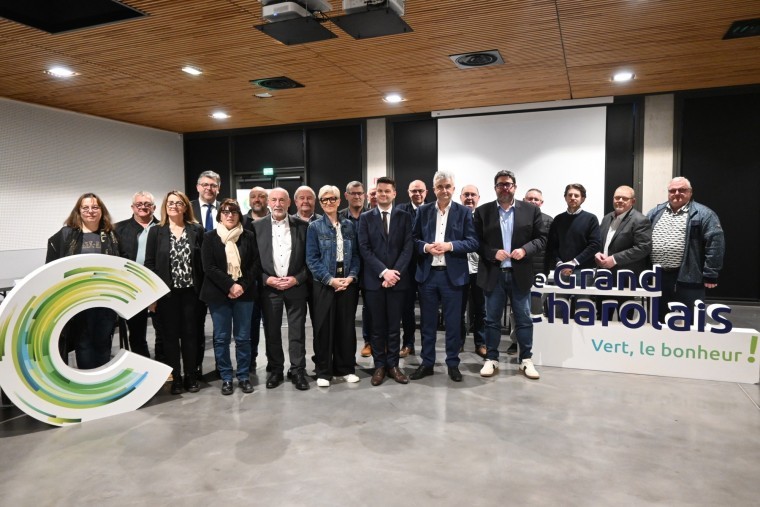 Les membres du bureau exécutif du Grand Charolais