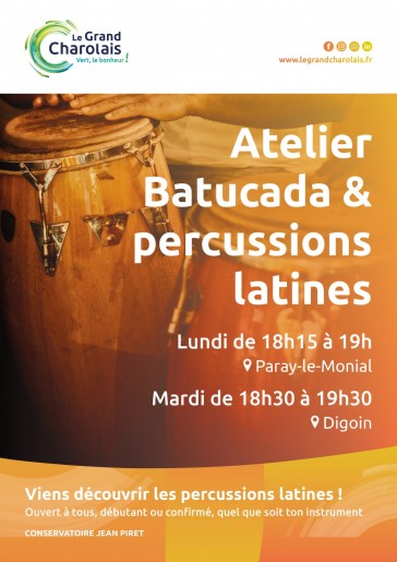 Affiche atelier batucada
