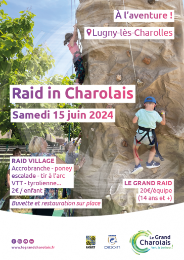 Affiche raid in charolais 2024