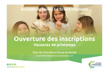 Inscriptions pour les vacances de printemps 2023