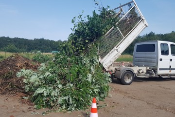 Plateforme déchets verts : fermée le 11/10