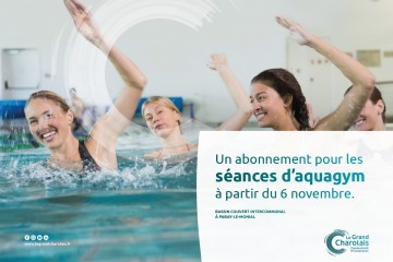 Nouvel abonnement pour l’aquagym !