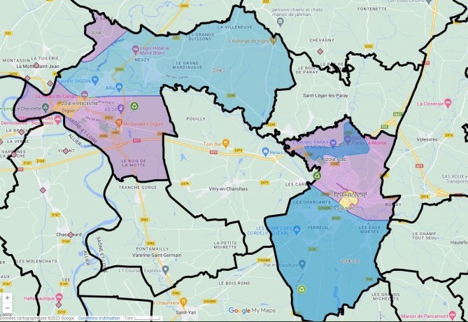 Carte interactive pour connaître votre jour de collecte