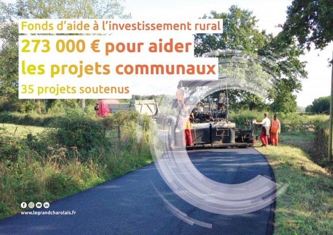 273 982 € pour les investissements ruraux
