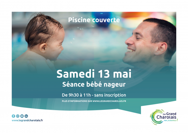 Le retour des séances bébé nageur toutes les semaines
