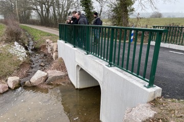 Un pont totalement rénové au Rousset-Marizy
